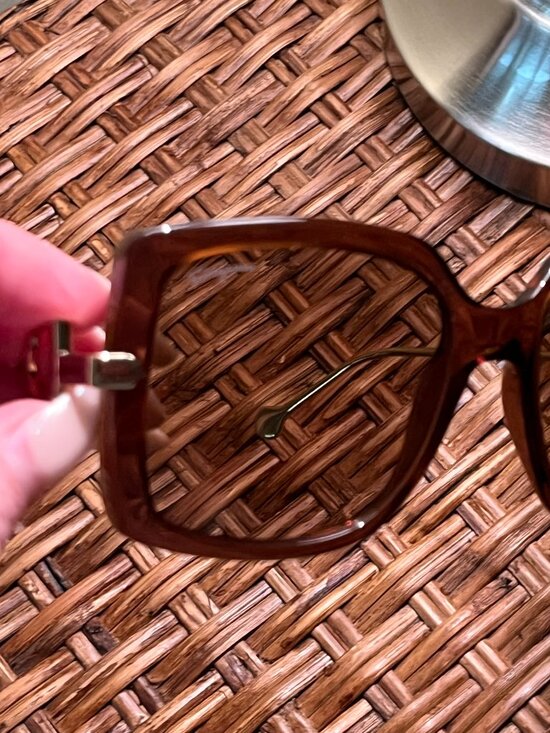 NEW Salvatore Ferragamo Gancio 55mm Square Brown Sunglasses main image 8